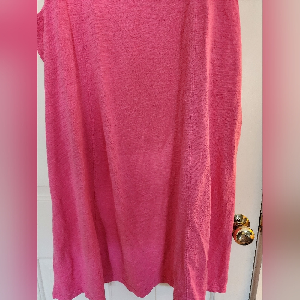 Escape By Habitat Sleeveless Tank Dress Pink Size Xxl Beach Swim Resort Cotton - Picture 2 of 11